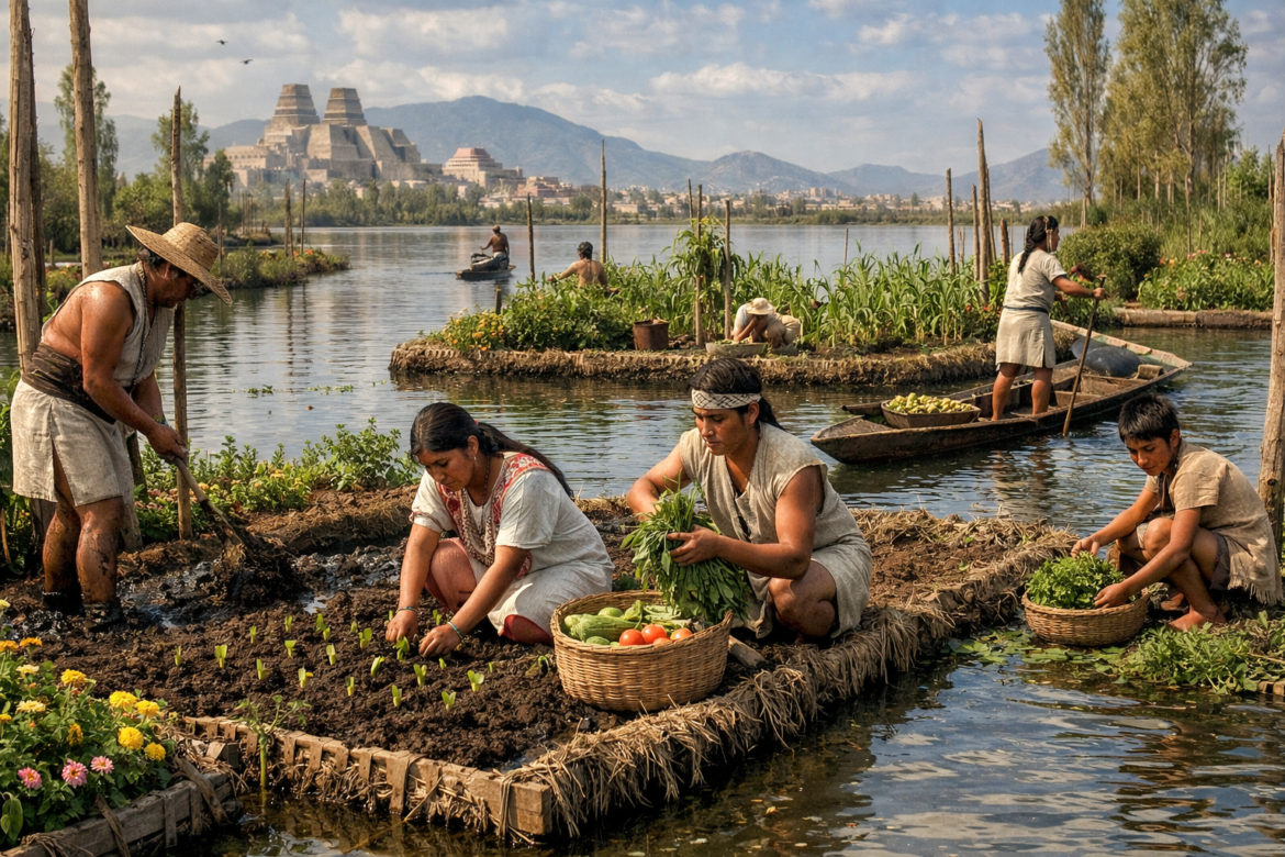 Azteklerin Yüzen Tarlaları